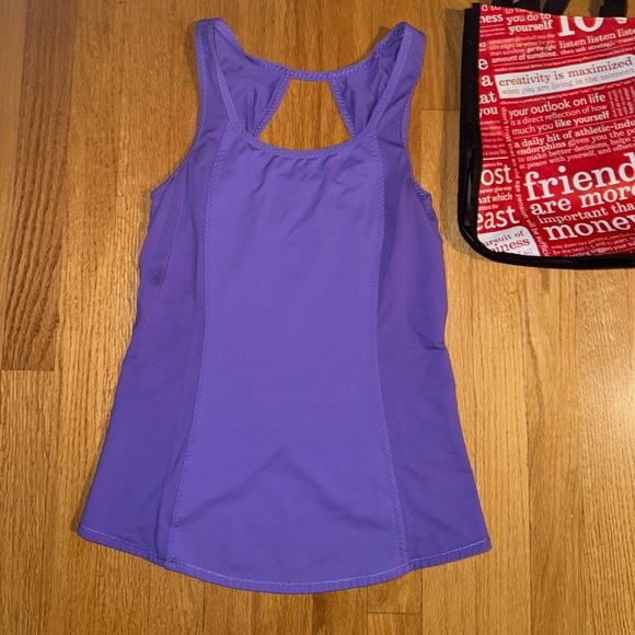 Lululemon Run: Speed Squad tank in power purple- size 6 - Picture 7 of 8